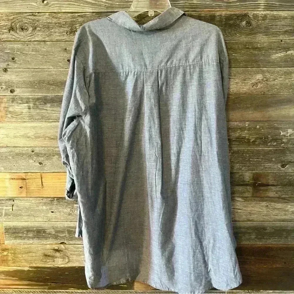 Jennifer & Grace Blue Top NWT 3x - Picture 6 of 7